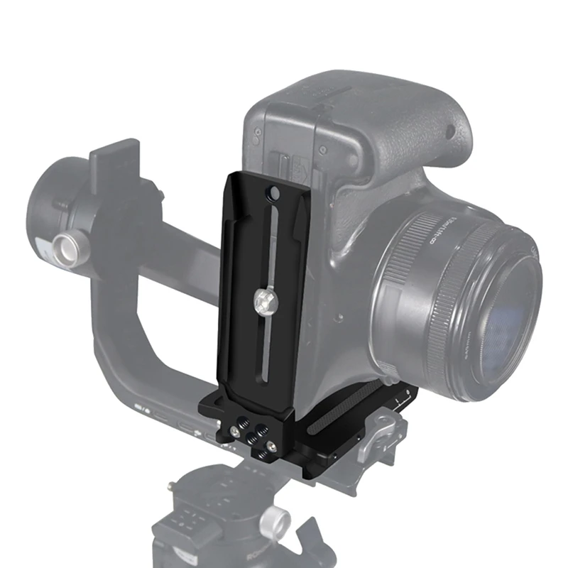 Braket RISE-L pelat vertikal pemegang dukungan rilis cepat Switchable untuk Zhiyun Weebill S VBS RSC2 RS2 Gimbal kamera Video