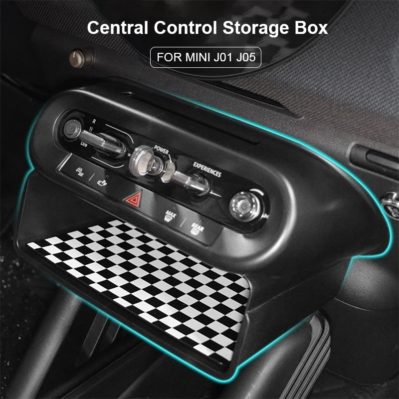 Car Center Console Storage Box Organizer Case Tray for Mini Cooper Electric E SE J01 EV J05 Aceman JCW Interior Accessories