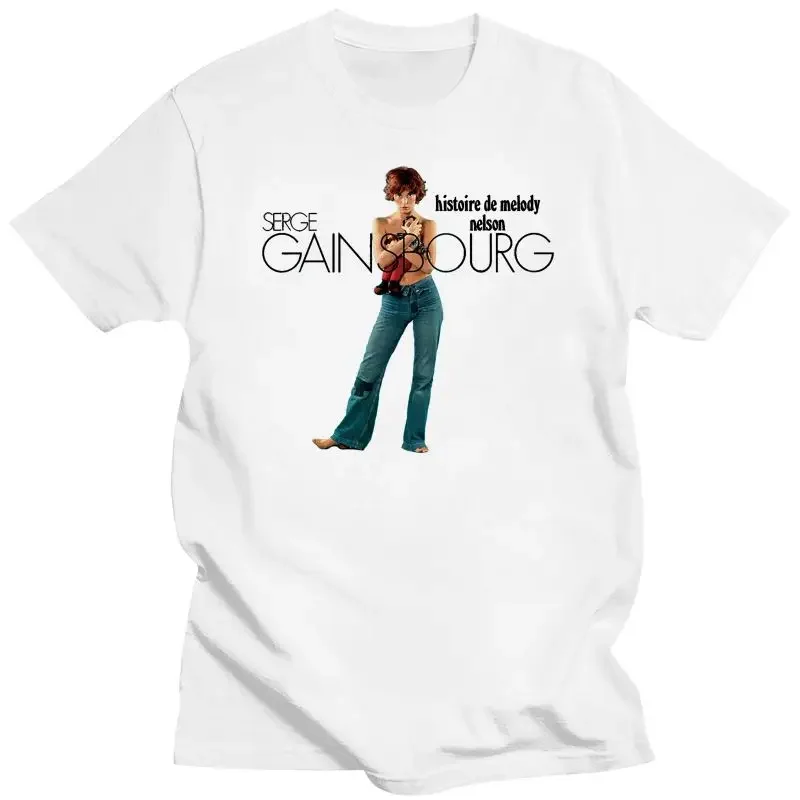 Histoire De Melody Nelson Serge Gainsbourg French Album 1970S Retro T Shirt Mens Clothing  oversized t shirt  graphic t shirts