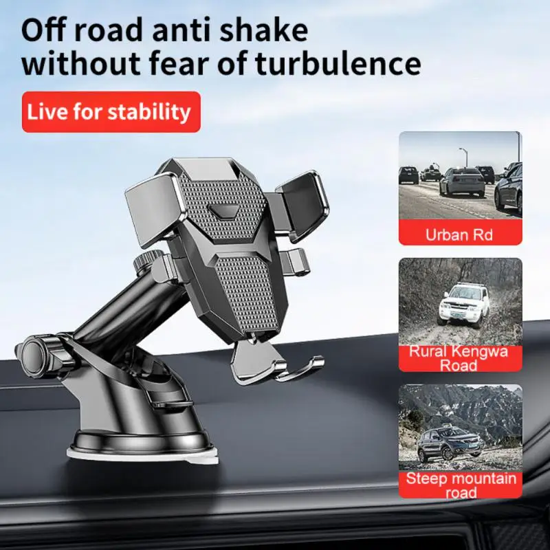 Car Sucker Phone Holder Mount Stand Portable Phone Stand Extension Arm Cell Phone Support For 13 12