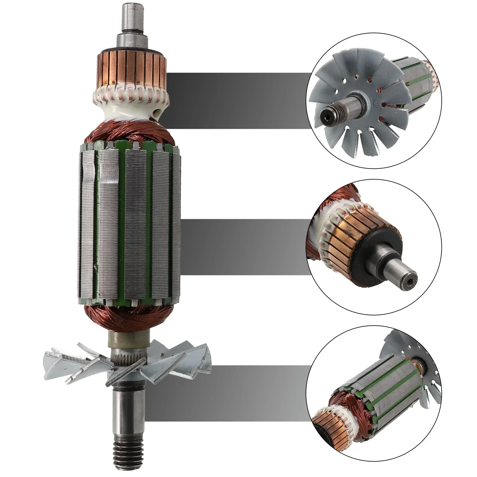 Armature de remplacement pour raboteuse électrique ROTOR 1900B, Rotor 7mm pour raboteuse 1900B N1900B, pièces de ROTOR pour réparation de ROTOR
