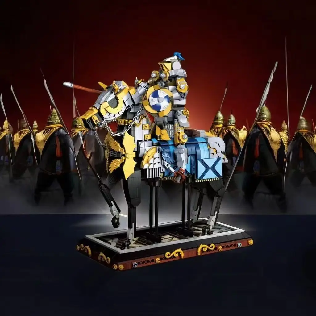 

1247pcs Technical MOC Idea Medieval Knight Building Blocks Bricks Assembling Model DIY Toys for Children Birthday Gift Set