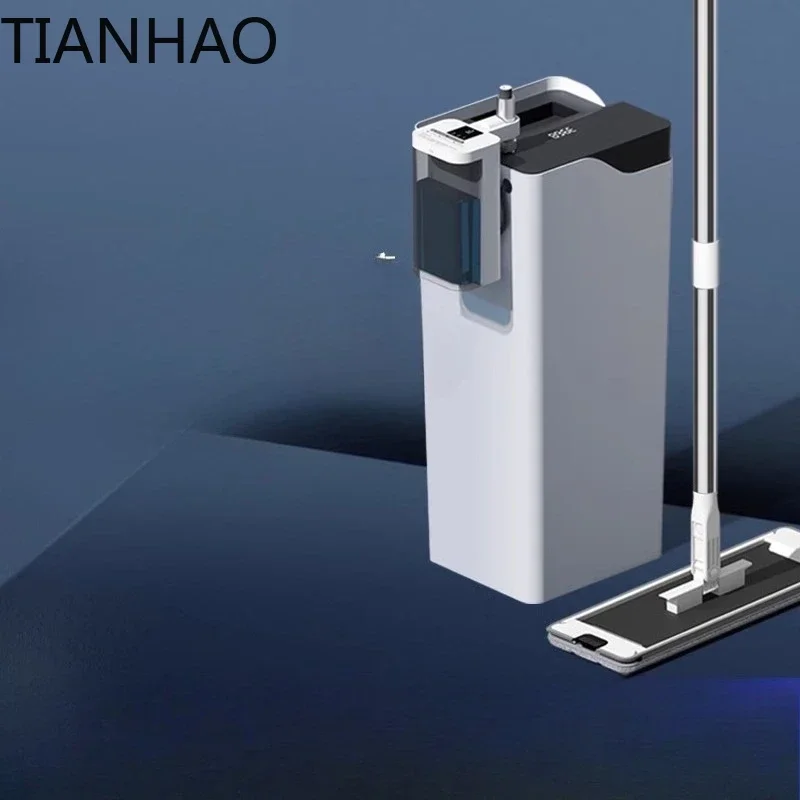 Automatic Drainage Intelligent Cleaning Mop Household Lazy Mopping Device Floor Scrubber Lavadora Portatil