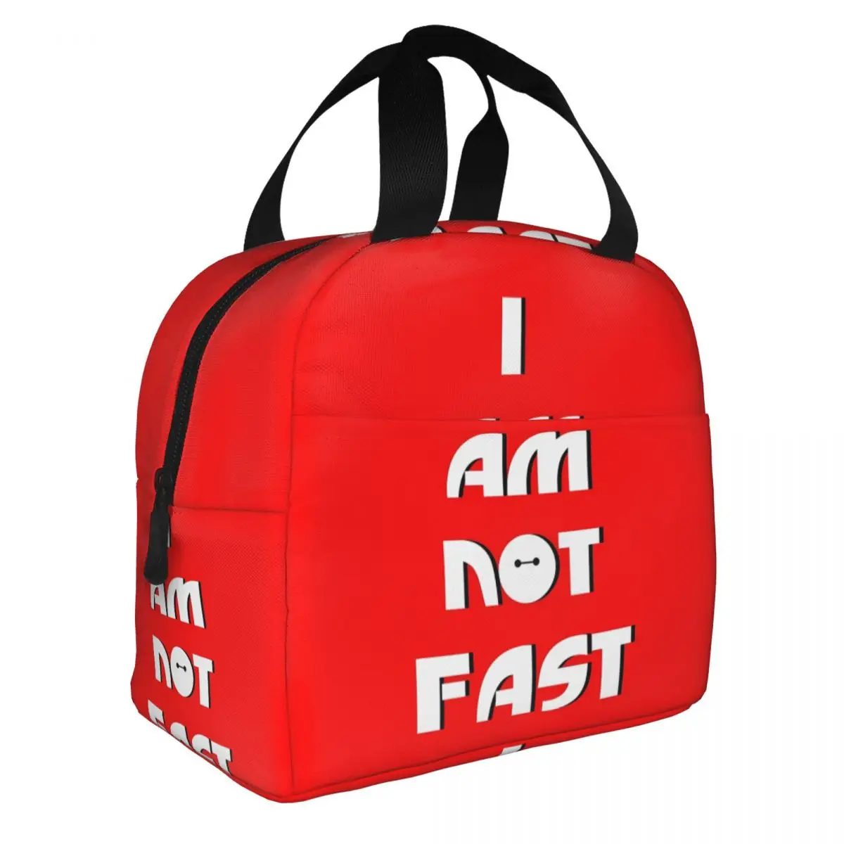 Fashion Food Pouch I Am Not Fast Aluminum Foil Insulation Disney Big Hero 6 For Travel Lunch Container For Women Kid