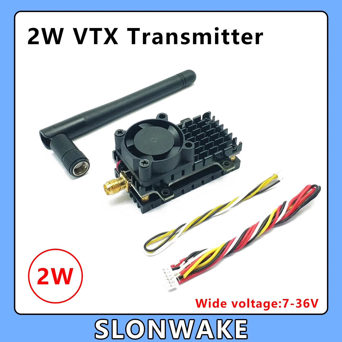 SLONWAKE 5.8G 56CH 2000mW VTX Camera and Starlight HDR OSD 1200TVL fpv camera 1.66mm Lens for RC Playing Parts