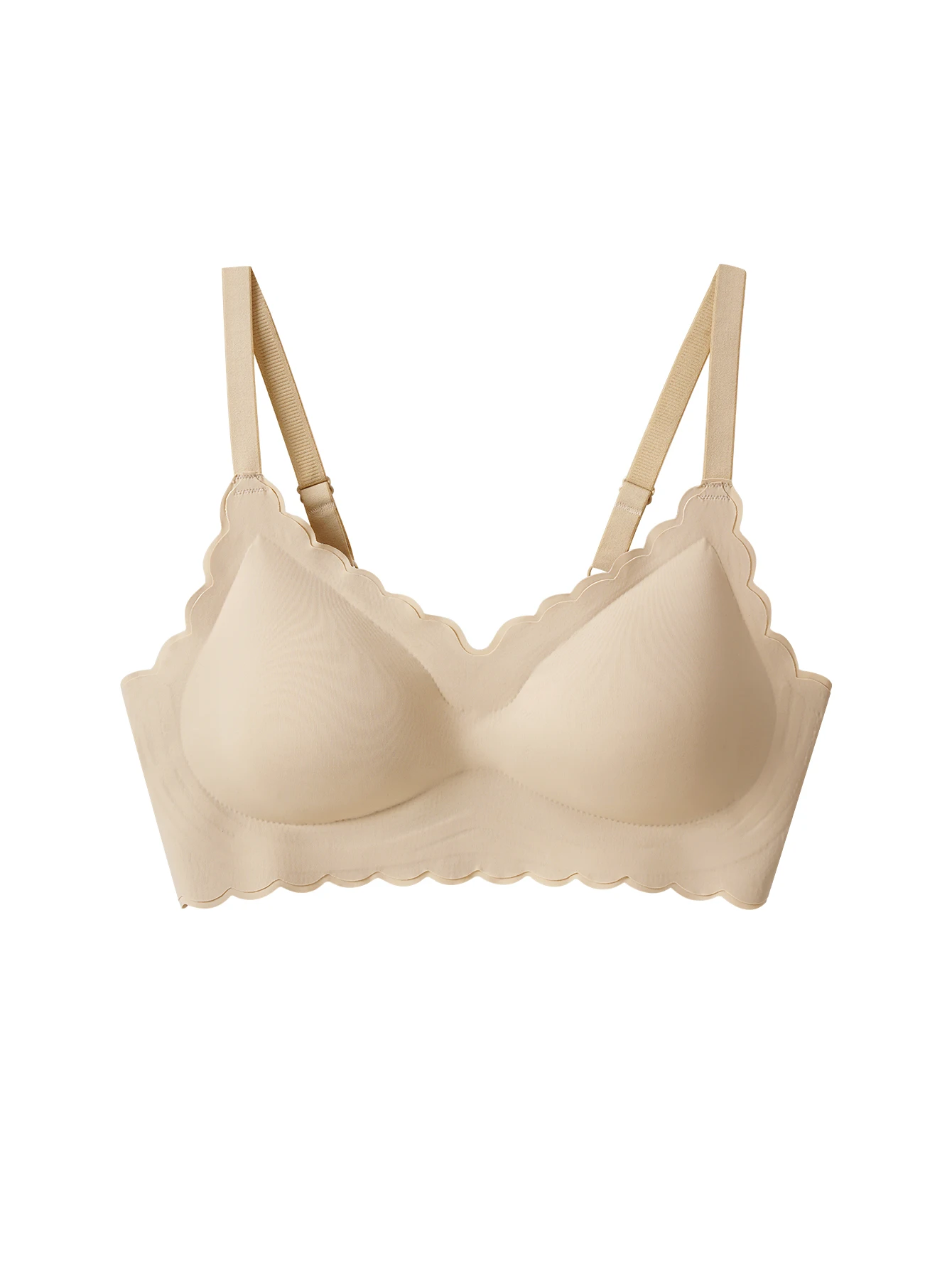 حمالة صدر نسائية صيفية من قطعة واحدة ما قبل الحمل مريحة ومسامية وغير ملحومة وقابلة للفصل مع حشوة