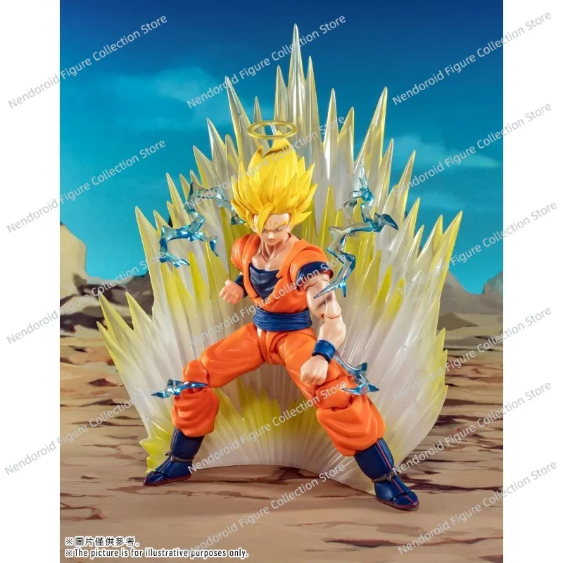 재고 있음 데미노칼 핏 SHF 드래곤볼 SSJ2 손오공 마인 버스터 초사이어인 애니메이션 모델 장난감 액션 피규어 컬렉션 선물