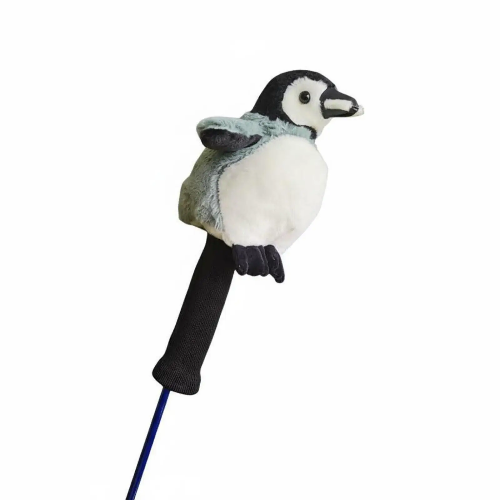 Penguin Character Golf Club Cover Durable Soft Stuffed Animal Headcover for Driver Wood Clubs