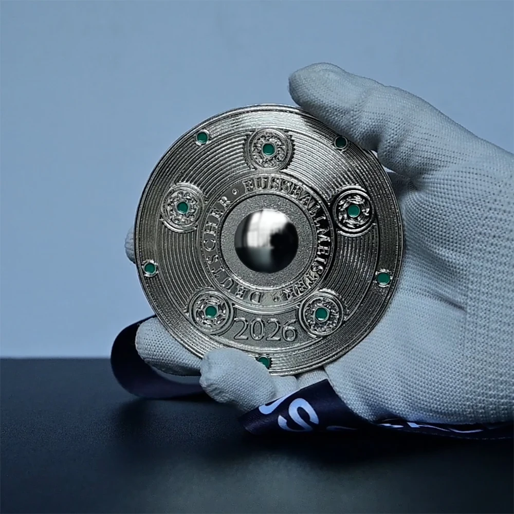 2026 Deutscher Fußballmeister Champions-Medaille mit Band Fußball-Fan-Souvenir