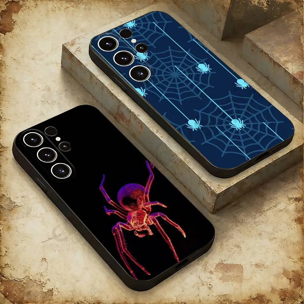 Spider Web Pattern Phone Case For Samsung GalaxyA53,51,72,73,31,30,42 Ultra Protective Phone Shell