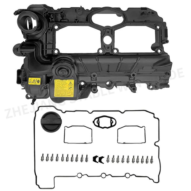 Engine Valve Cover With Gasket 11127588412 11127625477 For BMW N20 228i 320i 328i 528i xDrive X1 F10 F11 F25 X3 X4 X5 Z4 L4 2.0L