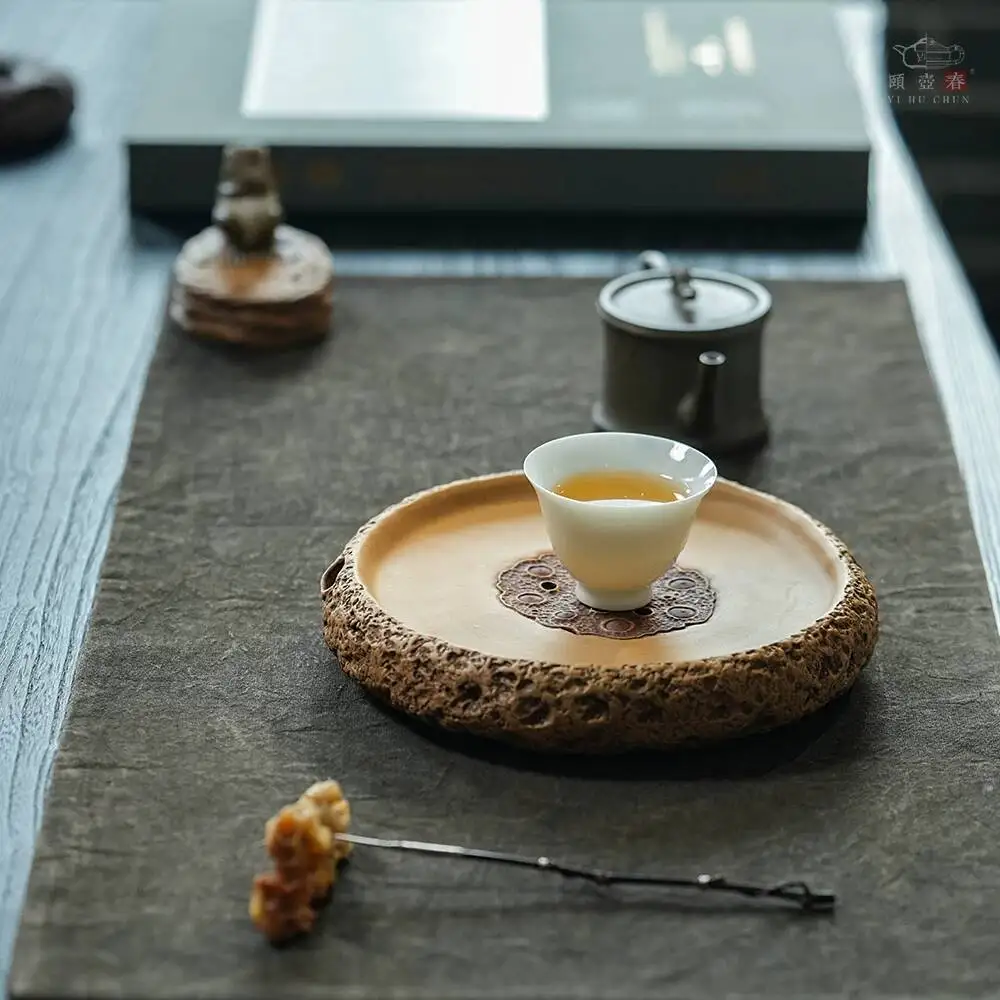

Yi Tu Chun Premium Purple Clay Teapot, Crafted By Master Chen Zhen, Handmade From Original Mineral Clay, Imitating A Lotus Pod,