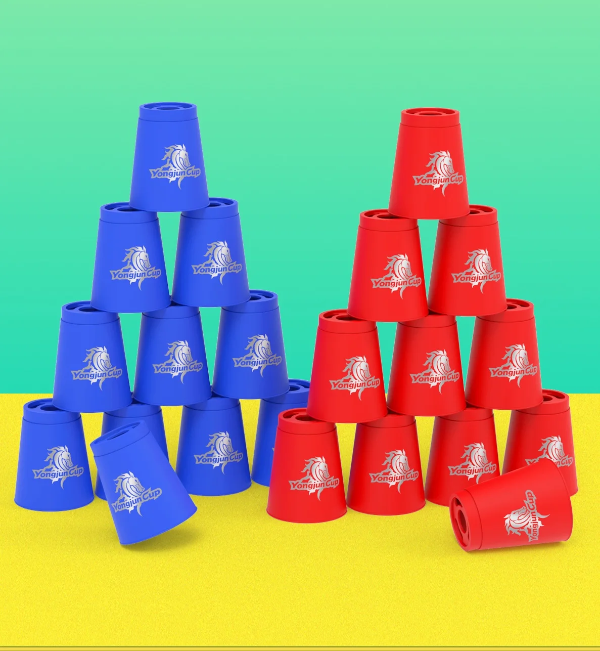 Yongjun Sport Stacking Cup JY Cube Flying Raceing Cup Puzzle Toy Lernspielzeug für Kinder