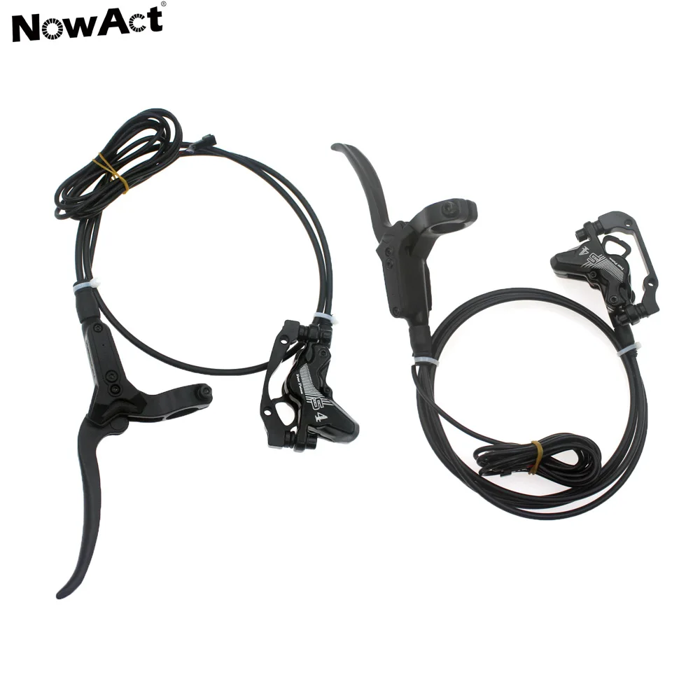 

NowAct E-Bike 4-Piston Hydraulic Disc Brakes Front & Rear Power-Off Bicycle Left Front Right Rear Hydraulic Disc Brake Bike Part