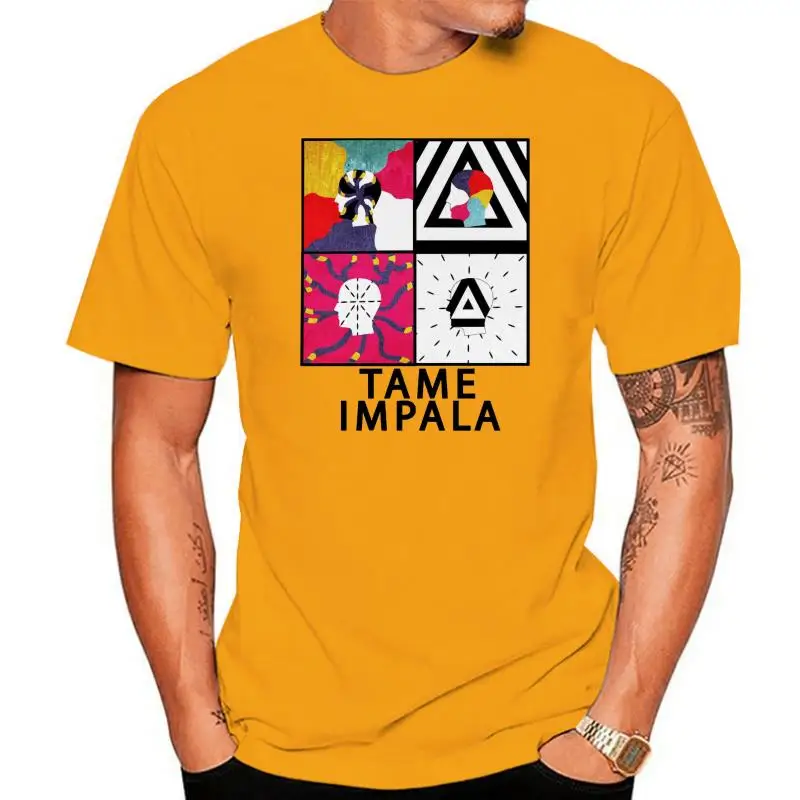 Tame Impala logo Printing T Shirts Male Short Sleeve O Neck Men T Shirt Group Clothes