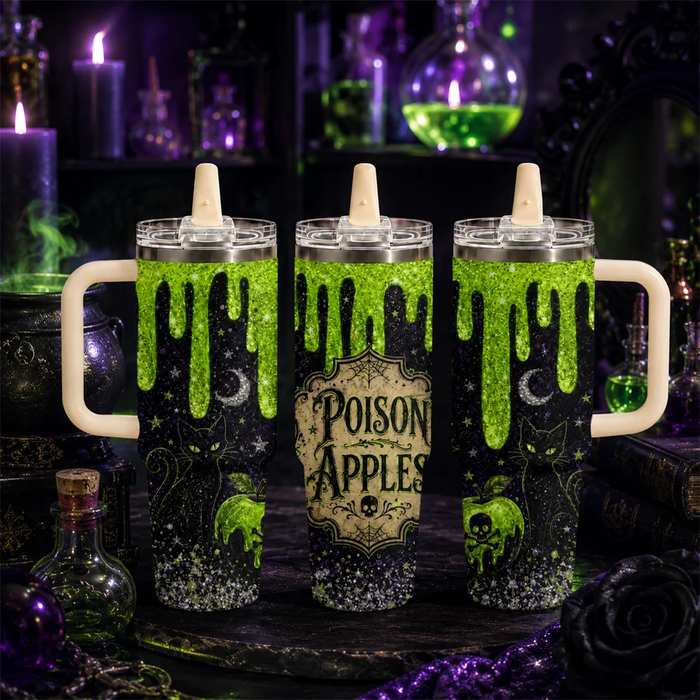 Halloween Witch Potion Vacuum Flasks 40oz Thermal Tumbler with Handle Stainless Steel Vacuum Insulated Water Portable Mug Cup