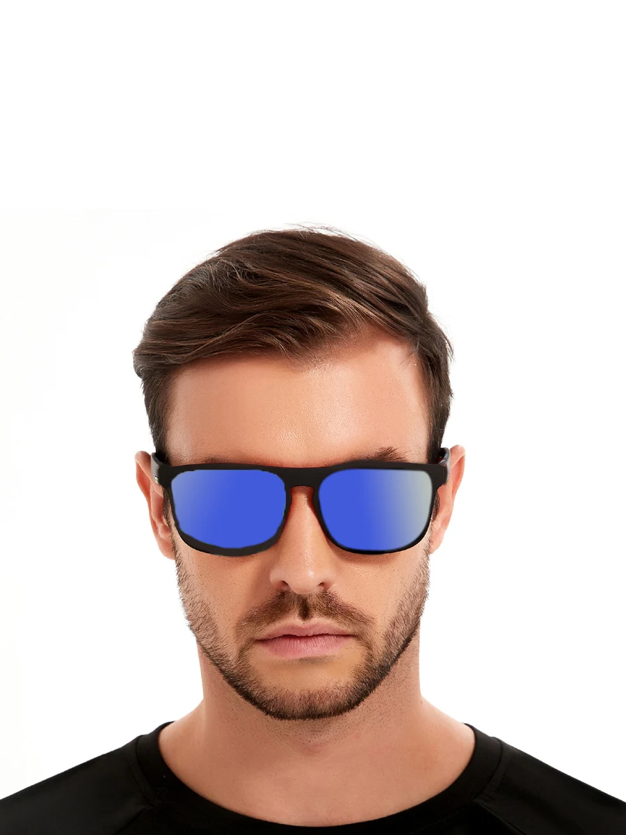 Klasyczne kwadratowe okulary przeciwsłoneczne w stylu vintage dla mężczyzn i kobiet, luksusowe markowe okulary przeciwsłoneczne do jazdy samochodem, wędkowania, z ochroną UV400. — zdjęcie 2