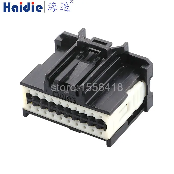 

1-20 sets 20 Pin not waterproof auto connector wiring harness plug female car electric cable connection 34729-0200 34691-0200