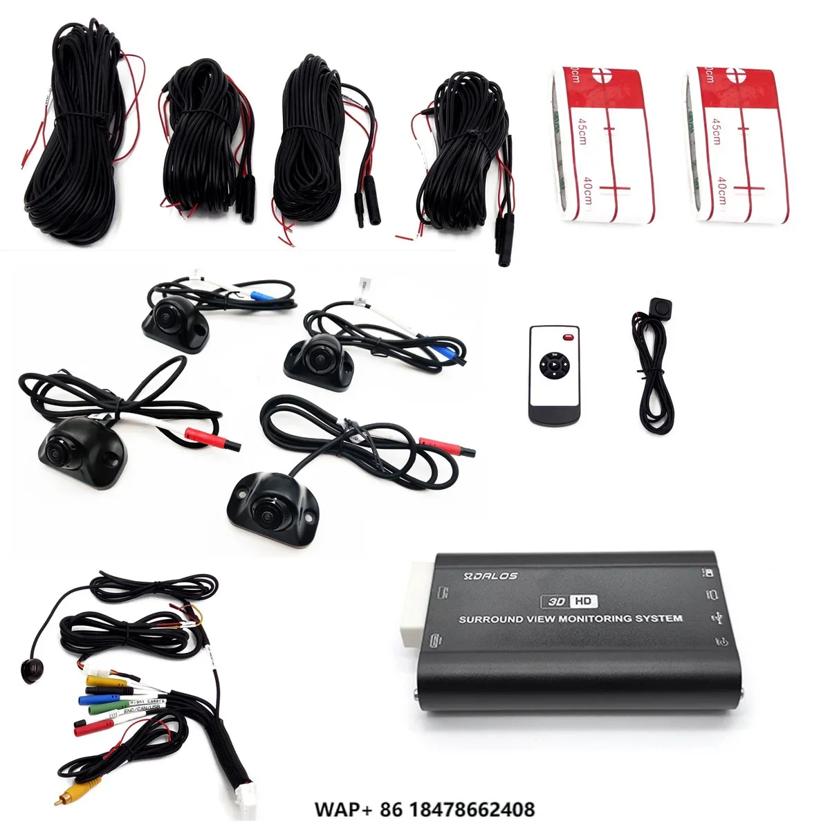 Car Parts&accessories High Quality Bird View 360 Degree Surrounding Viewing System Vehicle Blind Spot  Panoramic
