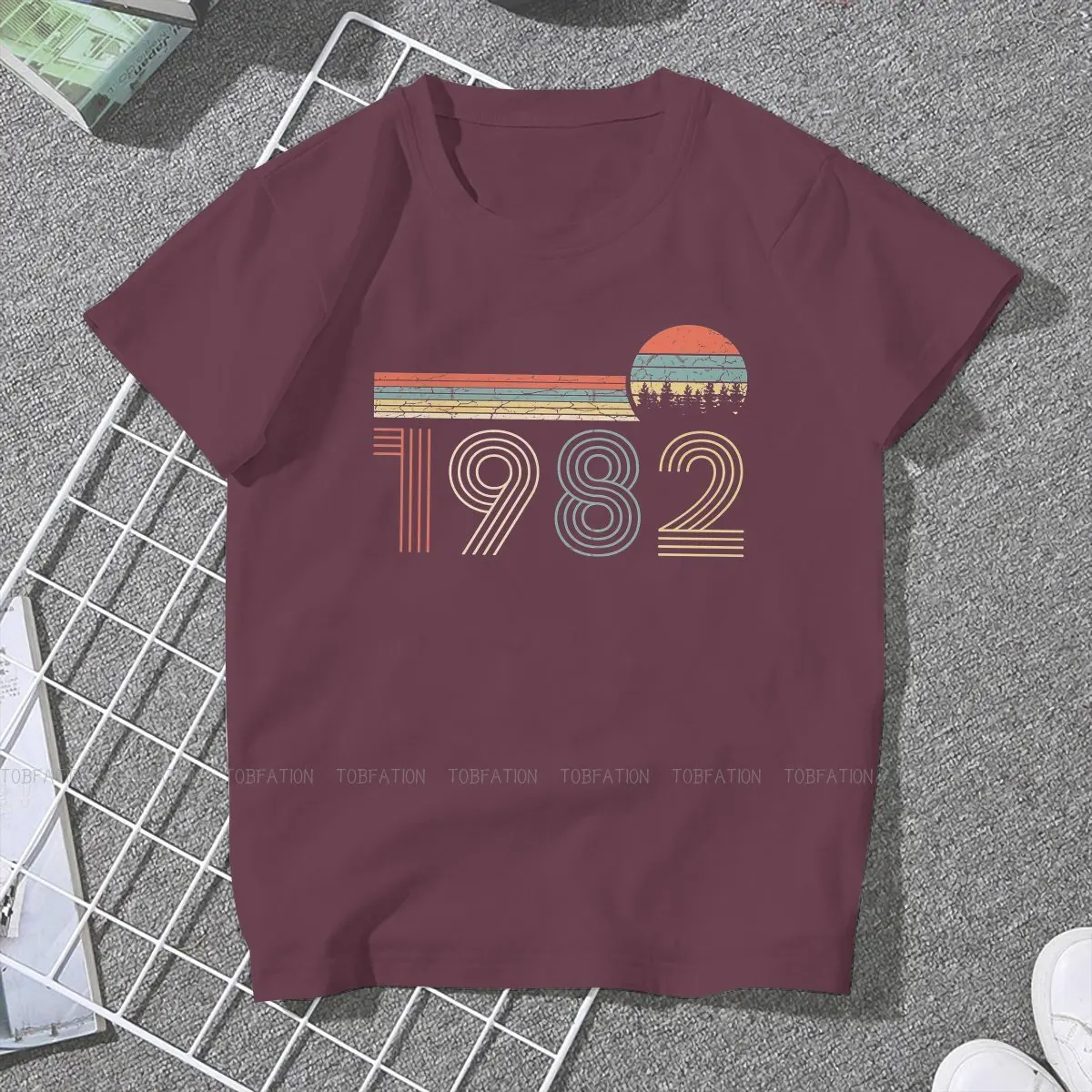 Vintage 40th Birthday Gift Hip Hop TShirt  1982 2022 40 Years Old Printing Casual T Shirt Women Tee Unique Gift Clothes