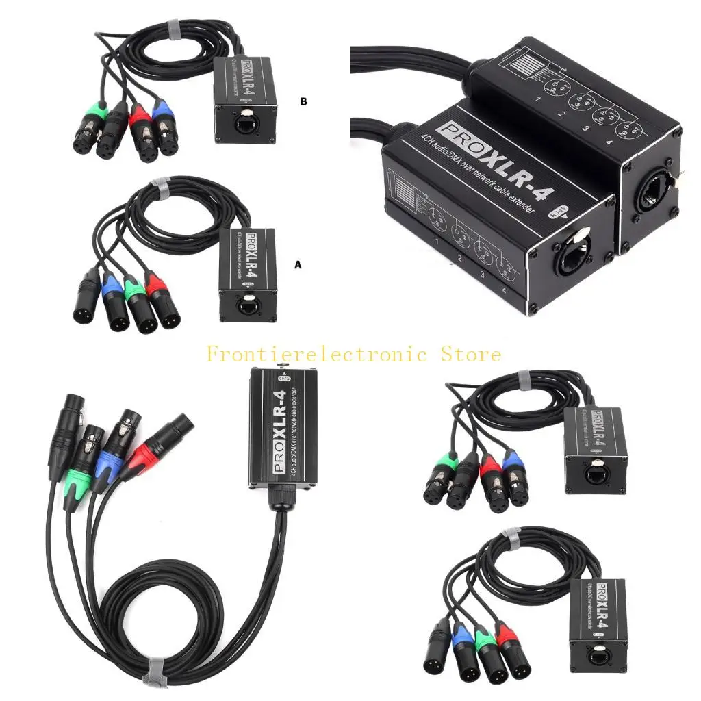 

G8DB 4 Channel 3Pin Networking Cable Recording Studio for Stage Sound Lighting