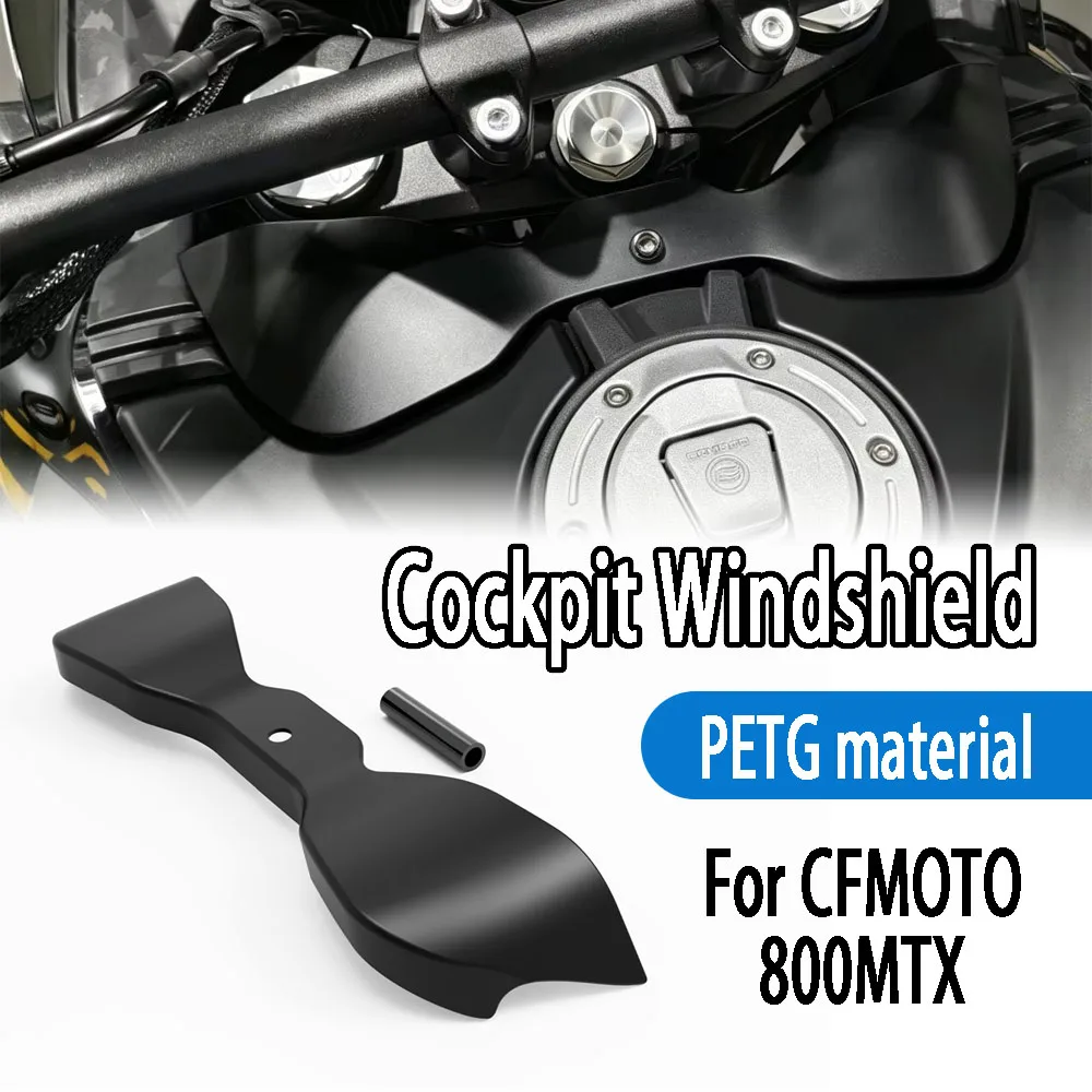 For CFMOTO MT-X 800 800MTX 800MT-X Motorcycle Cockpit Windshield Steering Shield Shroud Part Fuel Tank Front Baffle Accessories