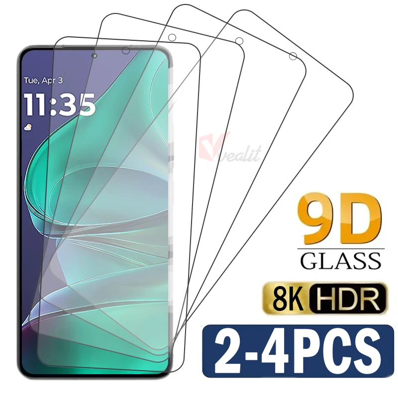 

2-4pcs HD Full Cover Tempered Glass for Motorola Edge 60 Stylus 50 Neo X30 30 Pro 20 Lite ThinkPhone 25 S50 Screen Protectors