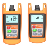 Komshine KLS-25M/KPM-25M Fiber Optic Laser Source 1310/1550nm Optical Power Meter Fiber Optic Cable Tester OLS OPM