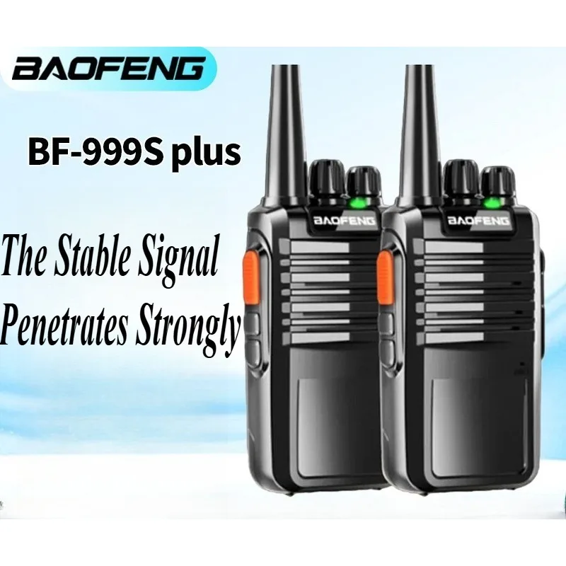 

For Baofeng BF-999S PLUS Powerful Dual Band Handheld 2-Way Radio for Outdoor & Commercial Use Long Range Portable Walkie Talkie
