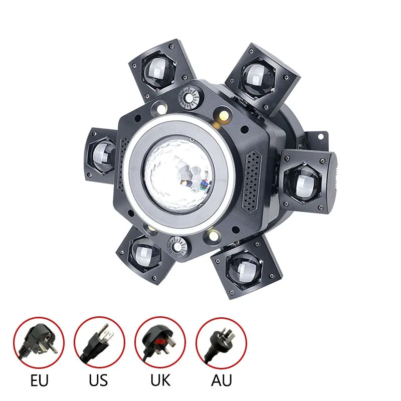 120W CREE Stage Light 24CH DMX512 Laser Strobe Light 0-20Hz Flash Speed Sound Activated Auto Run Party Disco KTV Club Lighting