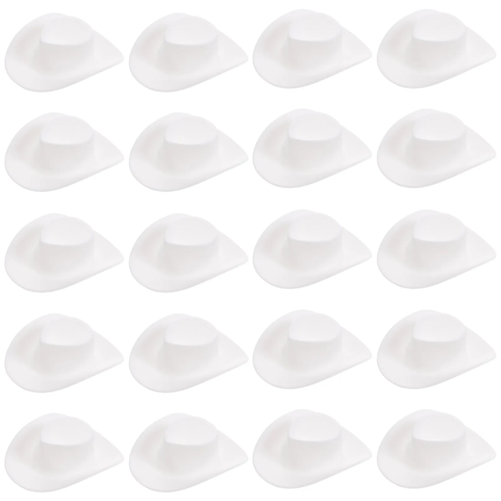 20 قطعة من إكسسوارات القبعات الصغيرة على الطراز الغربي للعب التخيلي والحرف اليدوية والديكور وتوزيعات الحفلات