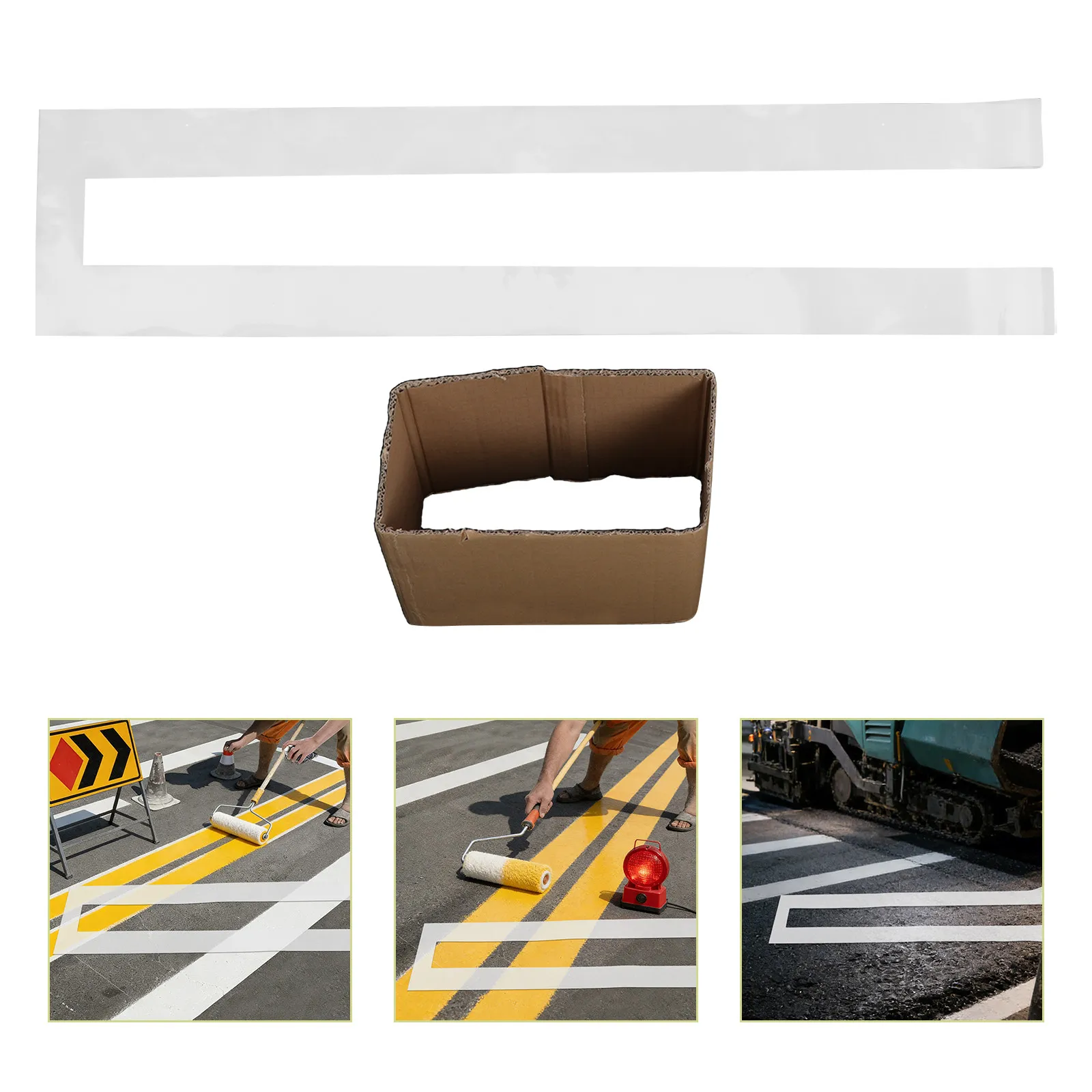 

1Set Parking Lot Line Stencil Silicone Foldable Reusable Template Parking Space Marking Spray Aid Asphalt Concrete Striping Kit