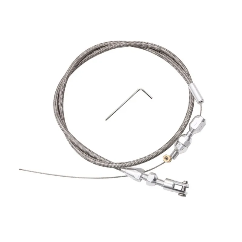 New Arrivals-For Chevy LS1 Engine 97-07 Braided Throttle Cable Kit 36