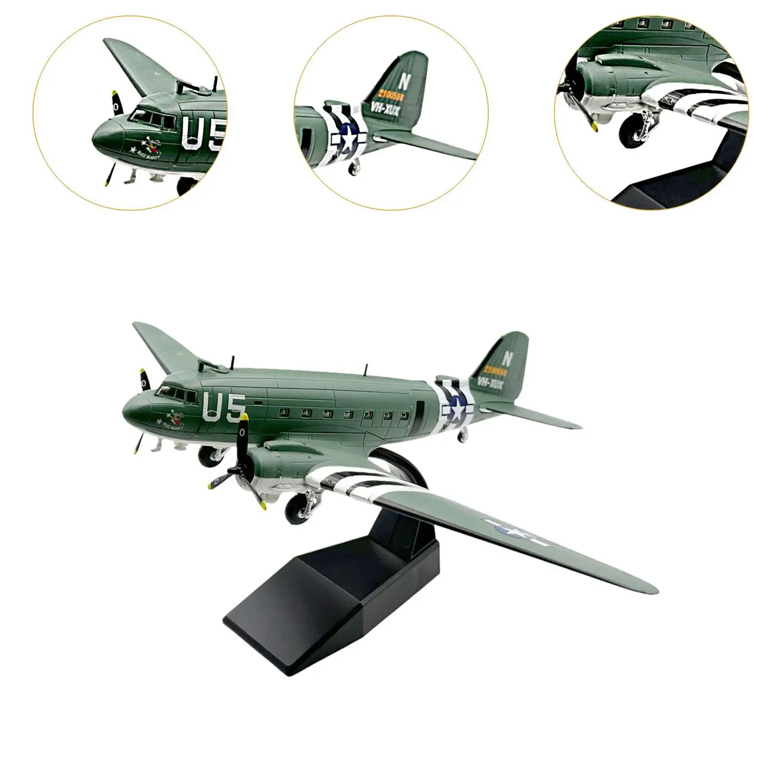 1/100 Scale Fighter Model Diecast Aircraft for Display on Desk or Shelf