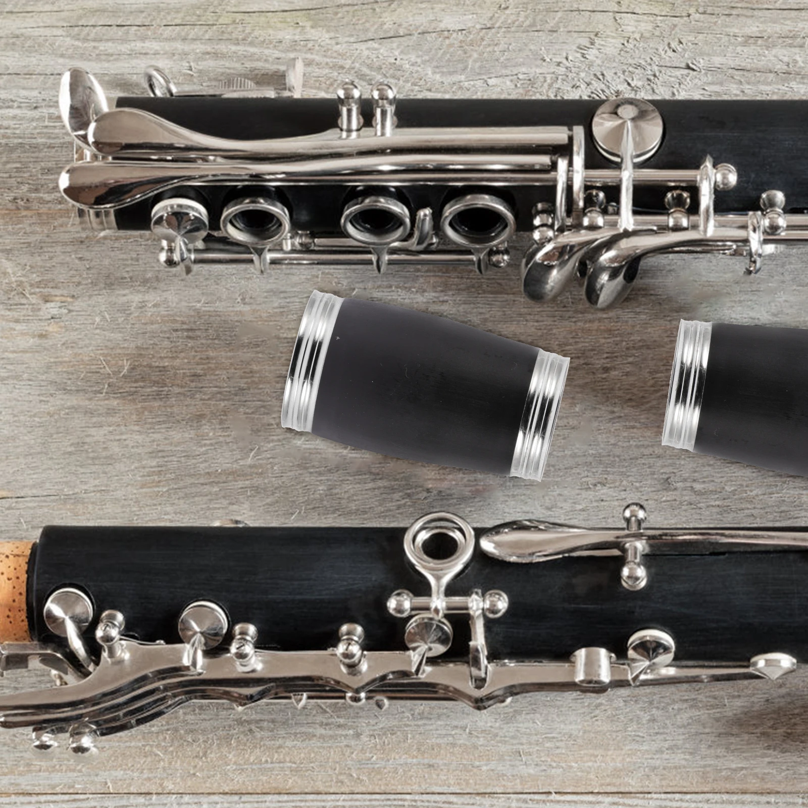 

Clarinet Tuning Tube Material Compact Two Section Pipe Wind Instrument Parts Musical Accessories Durable Smooth Safe