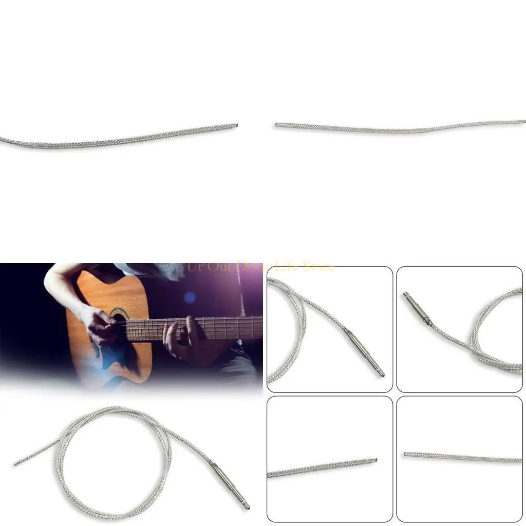 

77UF Acoustic Guitar Pickup Under Saddles Piezo Bridge Soft Strips Guitar Pickup Guitar Accessories Easy to Install