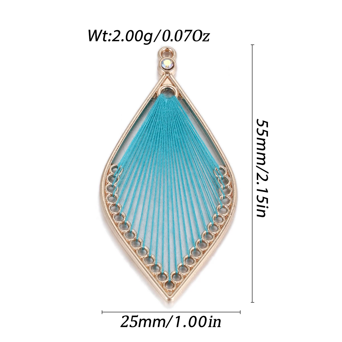 Liontin Berongga Anyaman dari - Jewelry Making Metal Supplies ulasan dan harga
