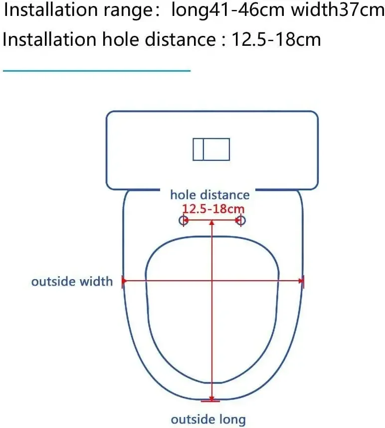 Toilet Seats Shape Universal Color Cover Thickening and Slow Down Mute Lid Suitable for Families Bathrooms