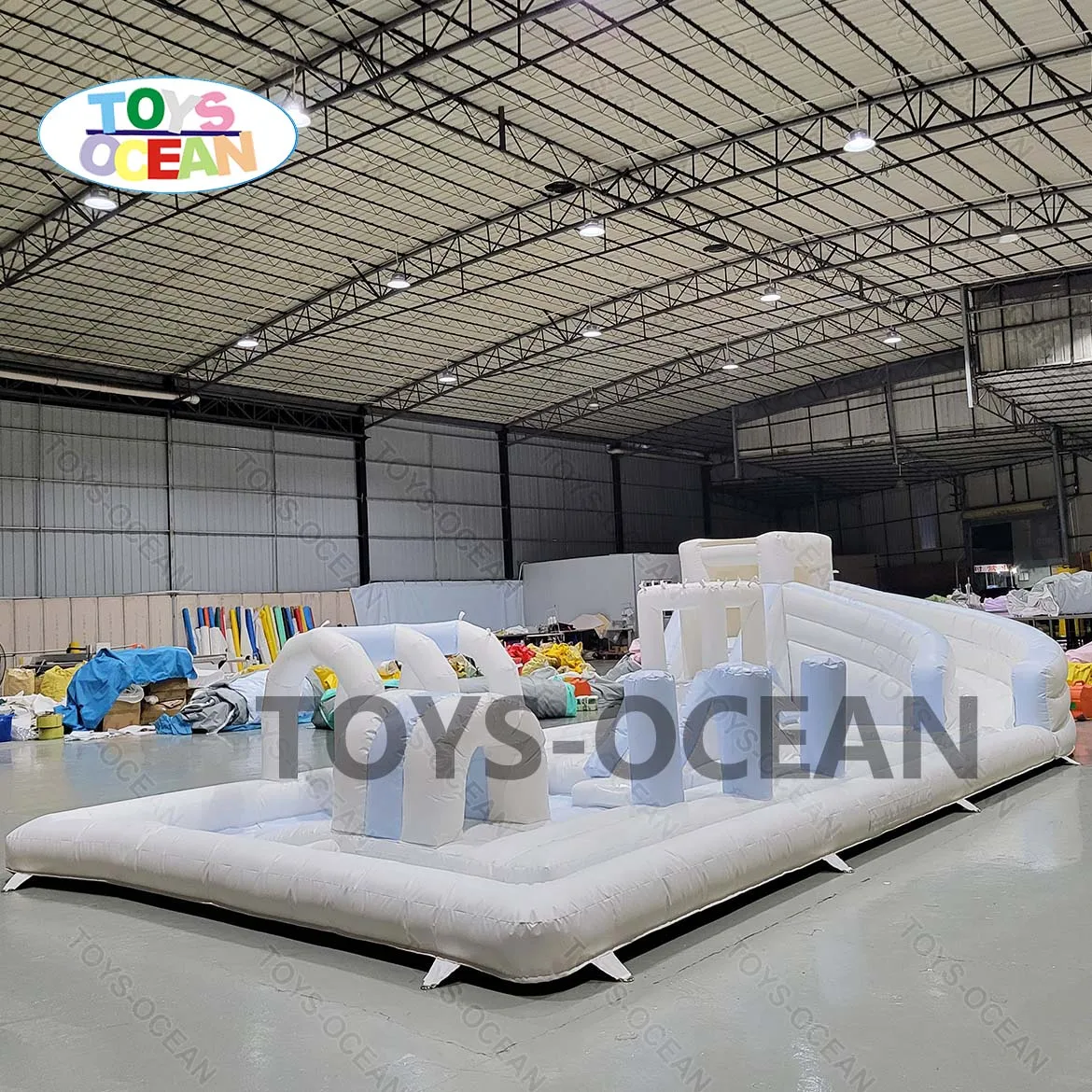 Splash Pad Water Park Bouncy Castles For Parties Inflatable Obstacle Course Jumping Castle For Kids Swimming Pool