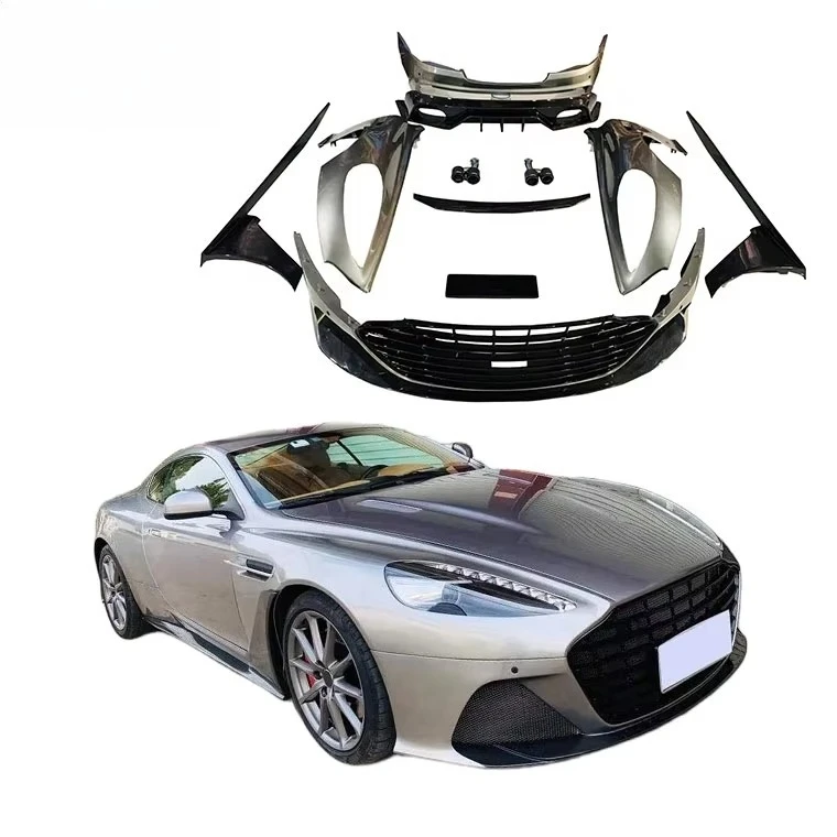 DBS Conversion Body Kit for Aston Martin DB9 Carbon Fiber Front Bumper Fender Side Skirts Rear Bumper