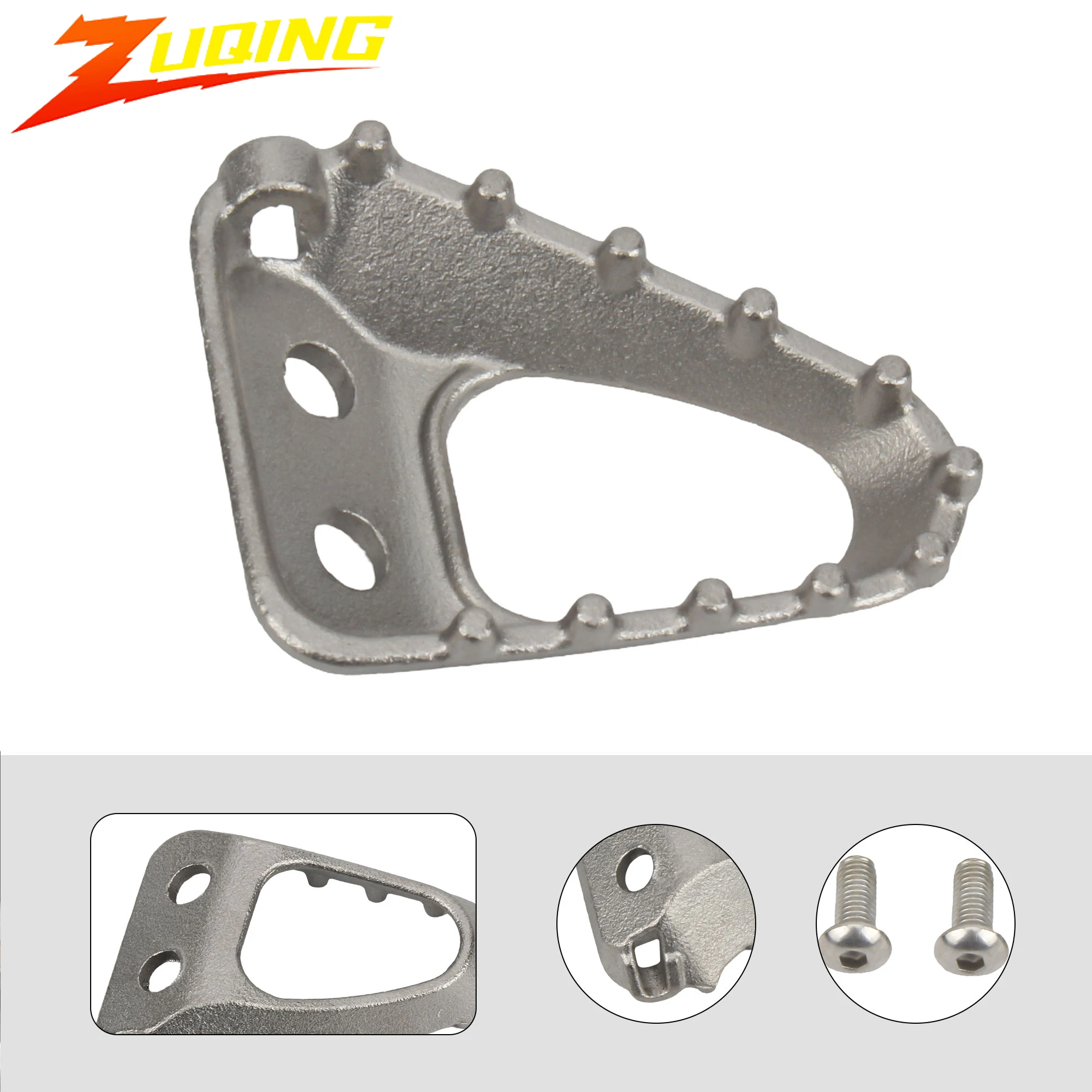 Palanca de freno de pie trasero estándar para motocicleta, clavija de placa de paso, punta de Pedal de freno de acero inoxidable para KTM HUSQVARNA GASGAS Bike Motocross