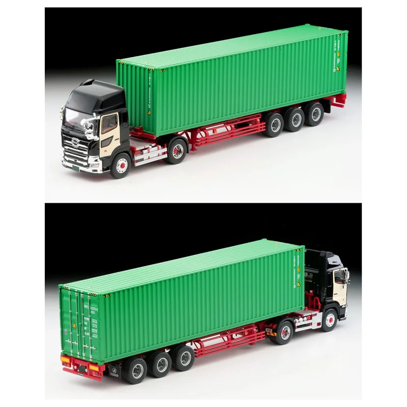 TAKARA TOMY Tomica 1/64 TLV-N292c HINO 40ft Marine Container Trailer Alloy Motor Diecast Metal Gift