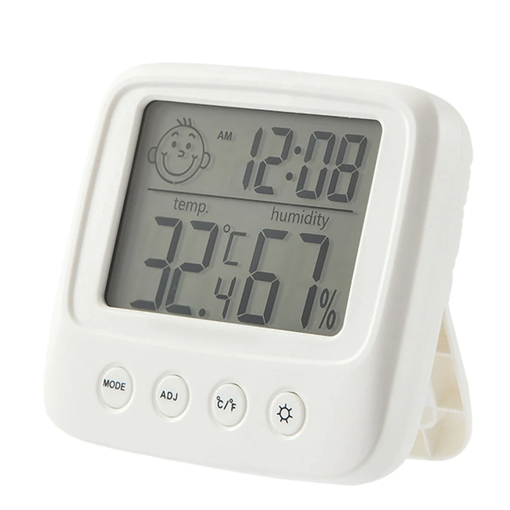

Plastic Dry Thermometer Hygrometer for Home Baby Kids Room Indoor Digital Display Wall Mount Temperature Meter