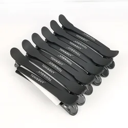 Profissional plástico cabeleireiro grampo de cabelo, preto trançado ferramentas, grampos grampos, garra seção, jacaré clipes para mulheres, salão