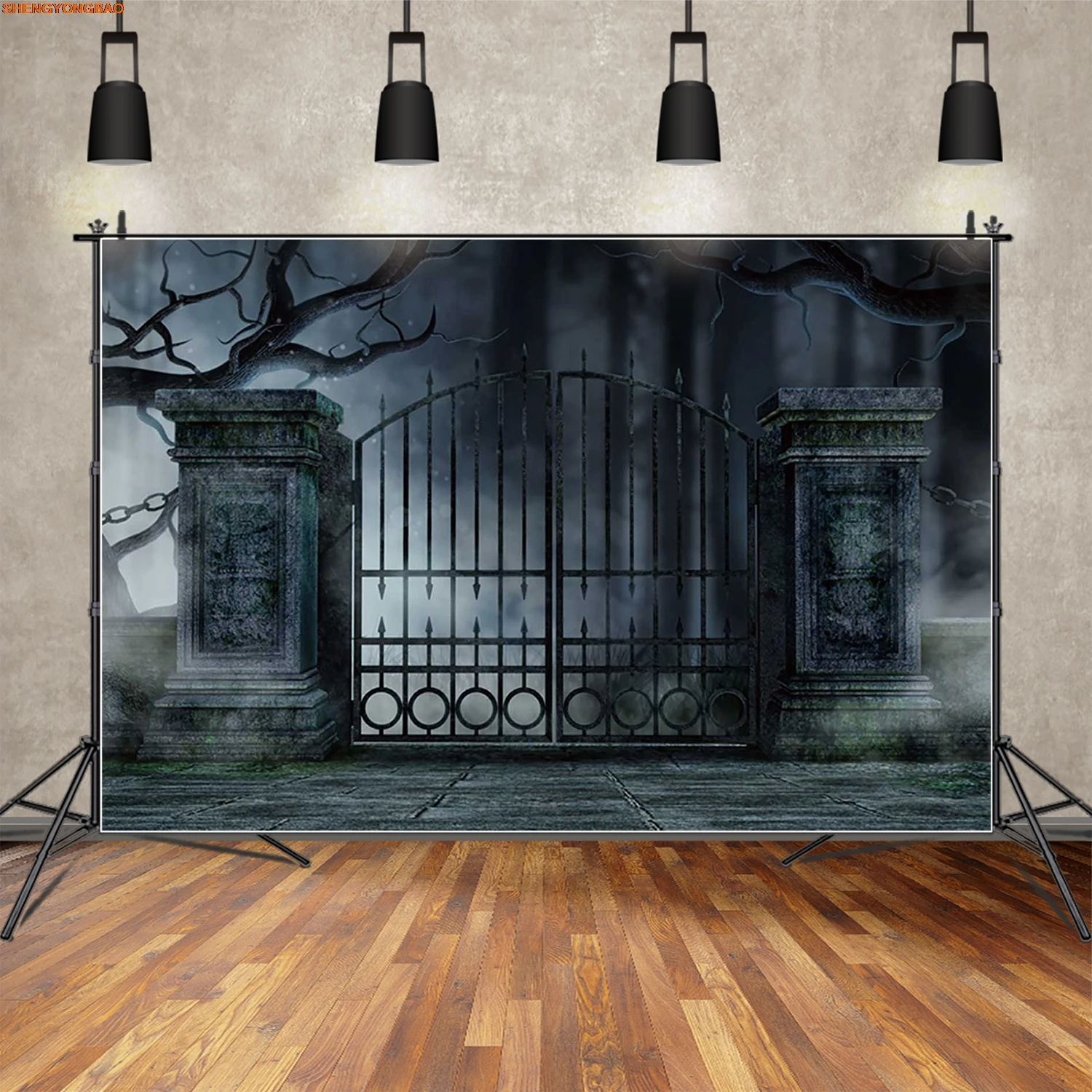 Halloween 2025 Photography Backdrop Children Castle Party Banner Photozone Background Photo Studio Photobooth Props