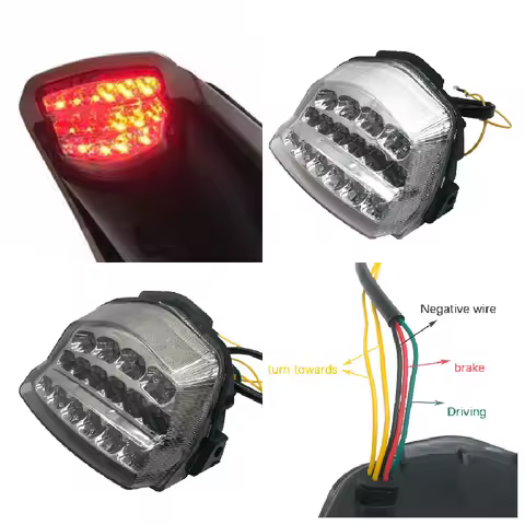 Fit for Honda CBR1000RR FIREBLADE ABS CBR 1000RR SP 2008-2016 Motorcycle Taillight Rear Brake Turn Signal Integrated Tail Light