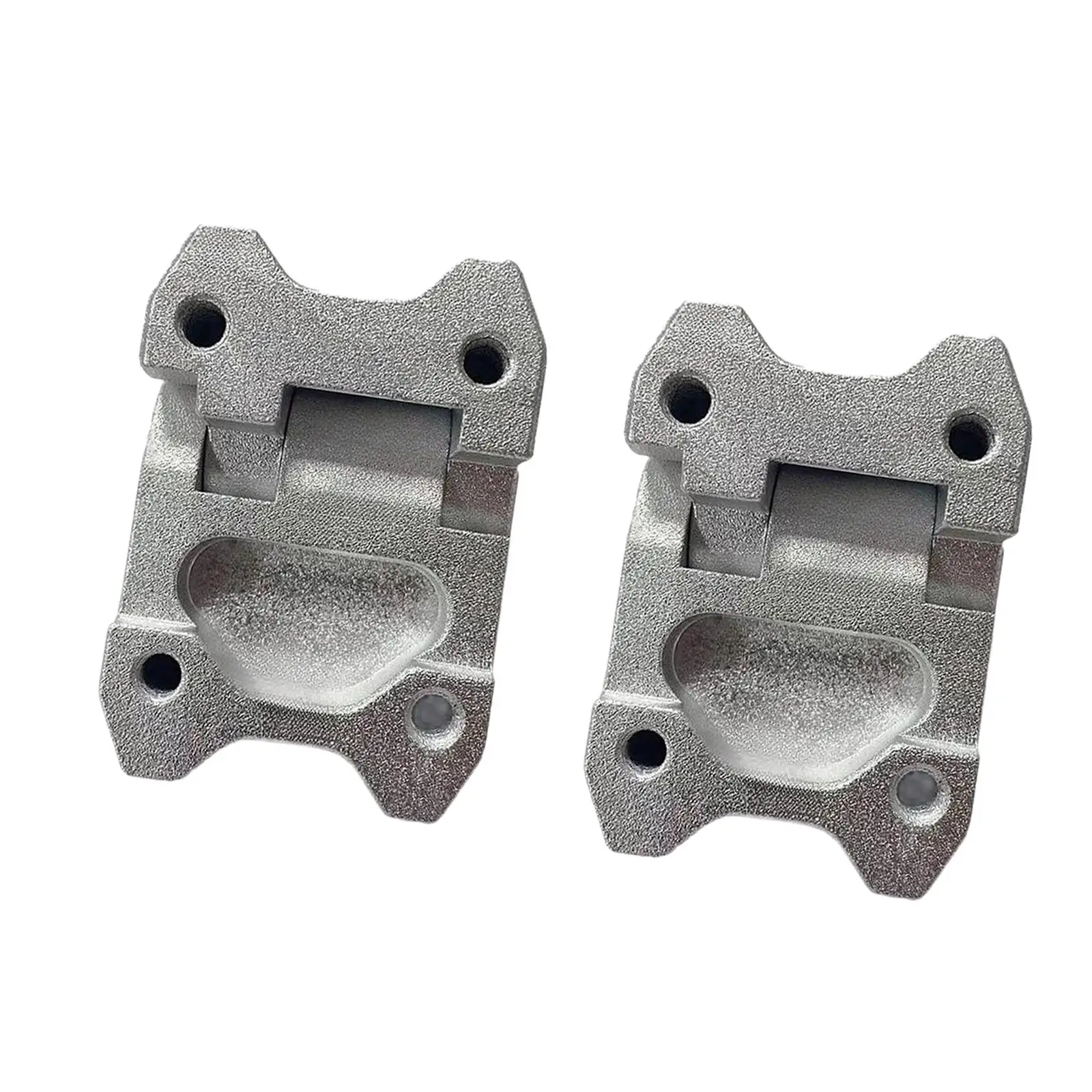 Motorbike Side Luggage Case Hinge Replacement Metal Hardware Kit for Custom Motorcycle Tail Box or Saddlebag