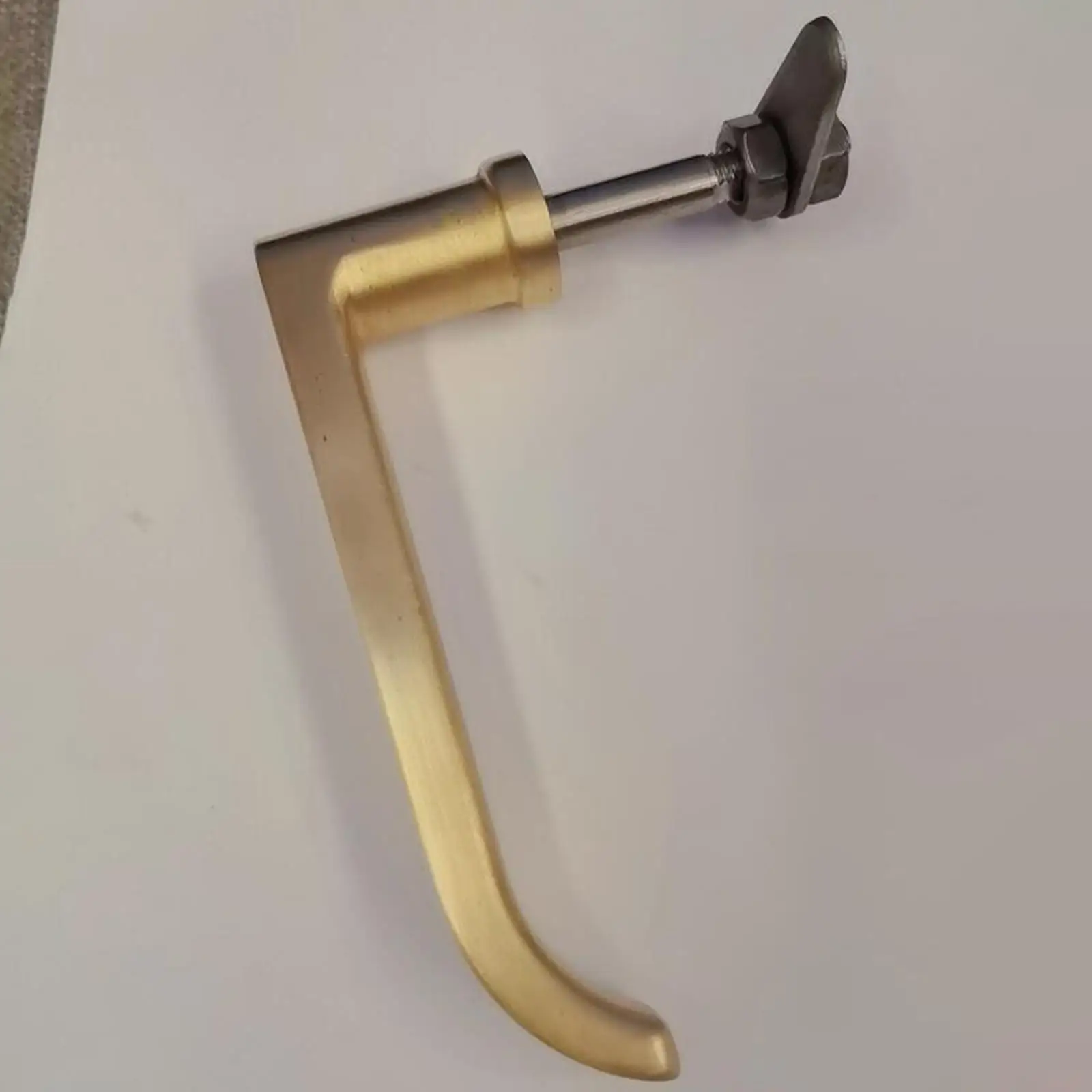 Wood Stove Door Handle Stainless Steel Heat Resistant Fireplace Door Accessory for Indoor Heating Comfort Grip