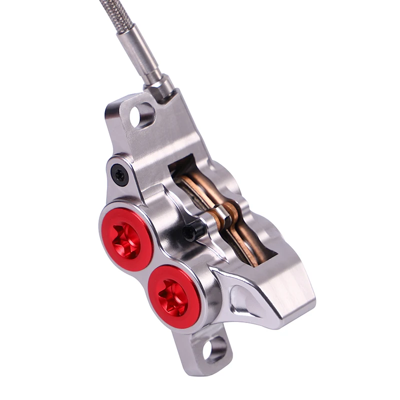 مصنع منتج جديد تصنيع HD680-4M لون دراجة الصحن الهيدروليكي الفرامل MTB كبير 4 بيستونز الصحن الهيدروليكي الفرامل