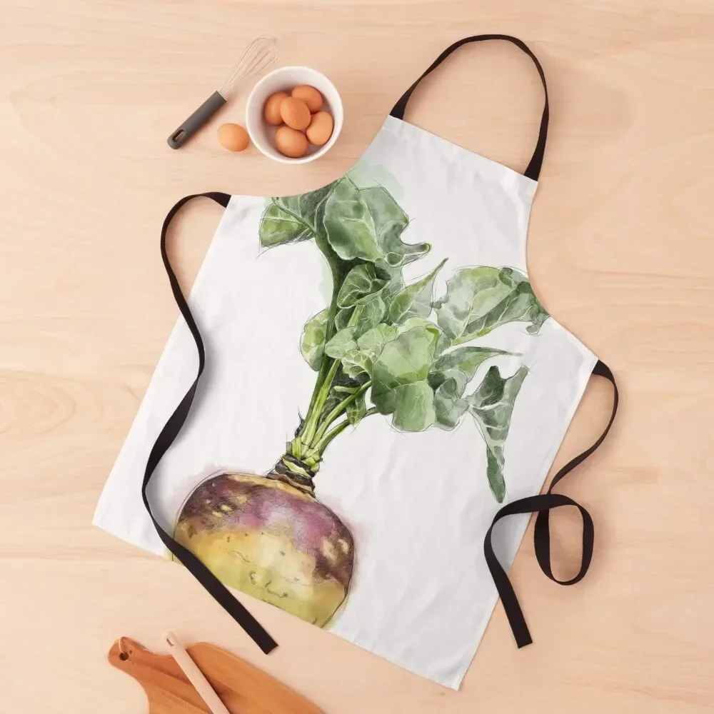 

Rutabaga or Swedish turnip Apron chef costume Kitchen Supplies Apron